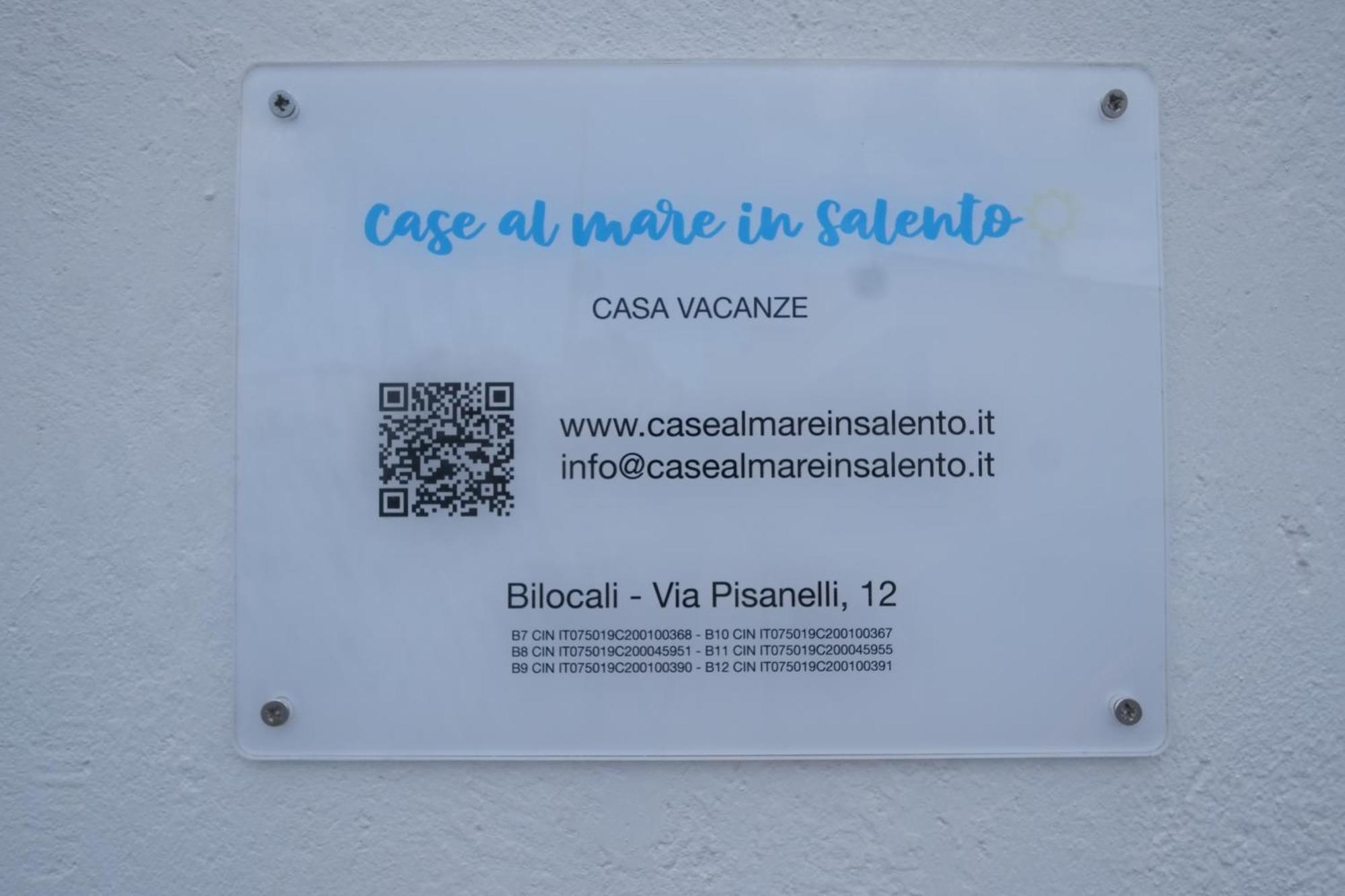 Al Mare In Salento - Bilocale B9 Ferienhaus *